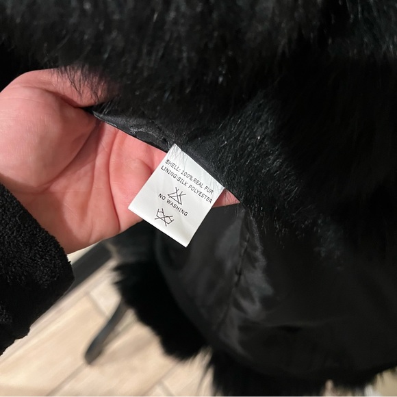 Genuine fox fur vest jacket coat trench winter bomber jacket real fur long vest - Picture 17 of 17